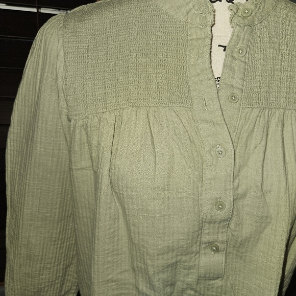 J.Crew Womans Long Sleeve Green Size XS - Picture 5 of 11